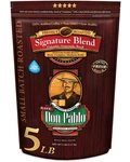 Don Pablo Gourmet Coffee - Signature Blend Medium Dark Roast Whole Bean. Fixed Price $110.00.