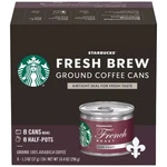 Starbucks French Roast Dark Ground Coffee Cans, 8 X 1.3OZ.. Fixed Price $14.99.