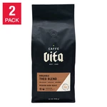 Caffe Vita Coffee Theo Blend Whole Bean, Medium-dark Roast, Lb. Bags, 2-PACK. Fixed Price $84.49.