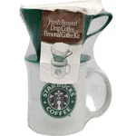 Starbucks Caffe Solo Porcelain Mug Drip Coffee Kit Green Filter Cone Set Nib. Fixed Price $15.95.