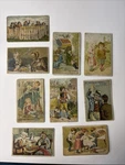 (9) Diff Mclaughlin Xxxx Roasted Coffee Vintage Trade Cards Chicago 100100. Fixed Price $30.00.