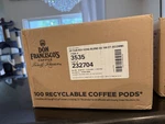 Don Francisco's Kona Blend Medium Roast Coffee Pods 100 Count. Fixed Price $85.00.