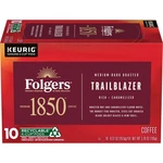 1850 By Folgers Trailblazer Medium Dark Roast Coffee, 10 Count (pack 1). Fixed Price $22.99.