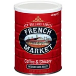 French Market & Chicory Mediumdark Roast Ground Coffee, 12OZ Can Pack .... Fixed Price $36.62.