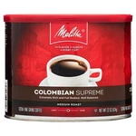 Melitta Colombian Supreme Ground Coffee, 22 Oz. Fixed Price $7.49.