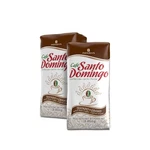 2 Pcs Cafe Santo Domingo 16 Oz Bag Whole Bean Medium Roast Dominican Coffee. Fixed Price $42.69.