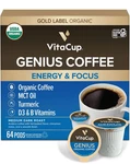 Vitacup Organic Genius Keto Coffee Pods, Increase Energy Focus W/mct Oil,. Fixed Price $147.09.