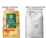 Starbucks Blonde Espresso Whole Bean Coffee 1LB 16OZ 453G Bag Light Roast 12PK. Fixed Price $92.97.