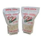 Daniel Boone Fresh Coarse Stone Ground White Grits 2/2 Pound Resealable Bags. Fixed Price $21.99.