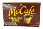 Mcdonalds Mccafe Breakfast Blend Coffee Cups Keurig 10 Ct 3.4 Oz. Fixed Price $13.29.