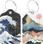 Pu Leather La Tags For Suitcase, Travel Cruise With. Fixed Price $10.39.