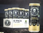 Death Wish Coffee, Iced Cold Brew, 8G Protein, Fair Trade (vanilla Latte). Fixed Price $24.99.