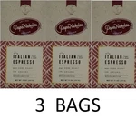 Papa Nicholas Italian Espresso Dark Roast Ground Coffee 11 Oz - 3 Bags. Fixed Price $69.99.
