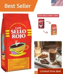Sello Rojo Tradicional 16 Oz Medium Roast Colombian Coffee - Bold & Smooth. Fixed Price $25.99.