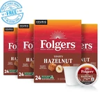 4 Pack Folgers Toasty Hazelnut Artificially Flavored Coffee, Keurig Cups, New!. Fixed Price $45.04.
