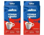 (2 Pack) Lavazza Crema Gusto Ground Coffee, Medium Roast, Arabica And Robusta. Fixed Price $10.55.
