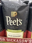 Peet's Dark Roast Whole Bean, Major Dickason's BLEND-1 Pack (32 Oz. Bags). Fixed Price $29.99.