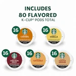 Loose Starbucks K-cup Coffee Pods, Flavored Hot Iced 80 Variety Pack. Fixed Price $34.99.
