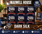 Maxwell House Original Roast Dark Silk K-cup Coffee Pods, 6 Each 10 Ct Box. Fixed Price $22.00.