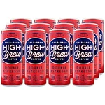 High Brew Coffee Cold + Protein, Double Expresso, 8 Oz Can, 12/PACK. Fixed Price $36.95.