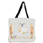 Poodle Standard White Dog French Vanilla Ice Cream Tote Bag. Fixed Price $24.99.