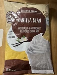 3.5 Lb Big Train Vanilla Bean Blended Cream Hot Iced Frappes Lattes Coffees Mix. Fixed Price $21.99.