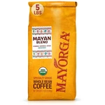 Mayorga Medium Roast Whole Bean Coffee, 5 Lb Bag - Mayan Blend Sm. Fixed Price $91.94.