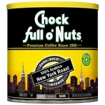 Chock Full Nuts Ny Roast Coffee 30.5OZ Dark Ground Bold Intense Brew. Fixed Price $17.76.