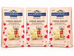 3X Ghirardelli White Chocolate Hearts Creme Brulee 4.1 Oz Bag Bb 9-30-2026. Fixed Price $19.99.
