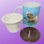 Vintage 3PC Dixieland Monterey Emmet Otter Jug Band Tea Cup/coffee Mug W/ Insert. Fixed Price $49.95.