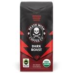 Death Wish Coffee, Organic And Fair Trade Dark Roast Ground 16 Oz. Fixed Price $26.22.