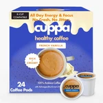 Cuppa French Vanilla Pods Healthy - Medium Roast Mushroom Coffee, 24 Srv. Fixed Price $30.99.