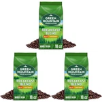 Green Mountain Decaf Breakfast Blend Whole Bean Coffee, Light Roast, 3-PACK 18OZ. Fixed Price $81.99.