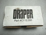 Draper C112.095 Low Voltage Dry Contact Wall Switch, Open Box, Never Used, White. Fixed Price $39.99.