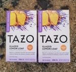 Tazo Glazed Lemon Loaf Herbal Tea Caffeine-free Dessert 30 Bags (2 Pack). Fixed Price $12.00.