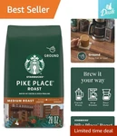 Starbucks Pike Place Roast 28OZ Ground Coffee: Medium For Hot & Iced Bliss. Fixed Price $47.99.