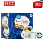 Great Value 100% Arabica French Vanilla Medium Roast Ground Coffee Pods, 48 Ct.. Fixed Price $16.85.