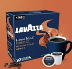Lavazza House Blend Perfetto Keurig K-cup Pods Medium Roast Coffee 32 Ground. Fixed Price $22.20.