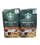 Pack Starbucks Breakfast Blend, Whole Bean Coffee, Medium Roast, 12 Oz. Fixed Price $29.99.