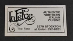 1979 Print Ad San Francisco La Felce Italian Cuisine 1570 Stockton The Fern Art. Fixed Price $15.98.