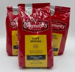 Community Coffee Caf Special Medium-dark Roast Ground 32 Oz, Lot Bb 6/26. Fixed Price $55.00.