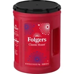 Folgers Classic Ground Coffee, Medium Roast, 40.3 Oz Canister. Fixed Price $19.12.