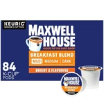 Maxwell House Breakfast Blend Cup Pods 84 Ct Mild Roast Coffee Keurig. Fixed Price $28.99.