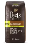 Peet's Dark Roast Decaf Ground Major Dickason's Blend Coffee 10.5 Bag 8/2024. Fixed Price $13.50.