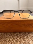 John Jacobs E13580 C2 Lawrence Black Supreme Steel Eyeglass Frames 55 17 145. Fixed Price $59.99.
