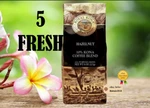 5 Hazelnut Flavor - 8OZ Ground Apg 10% Kona Blend Royal Coffee. Fixed Price $89.25.