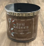 Rare Kirkland Caffe Macchiato 3-WICK Candle 14 Oz Chocolate Coffee Vanilla. Fixed Price $39.95.