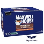 Maxwell House Blend Medium K-cup Coffee Pods 100 Ct. Free Shipping. Fixed Price $59.50.