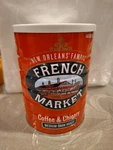 French Market & Chicory Dark Roast Ground Coffee, 12OZ Can (pack 1). Fixed Price $6.73.