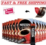 Nescafe Clasico, Dark Roast Instant Coffee, 12 Boxes (84 Packets) Great Price. Fixed Price $27.88.